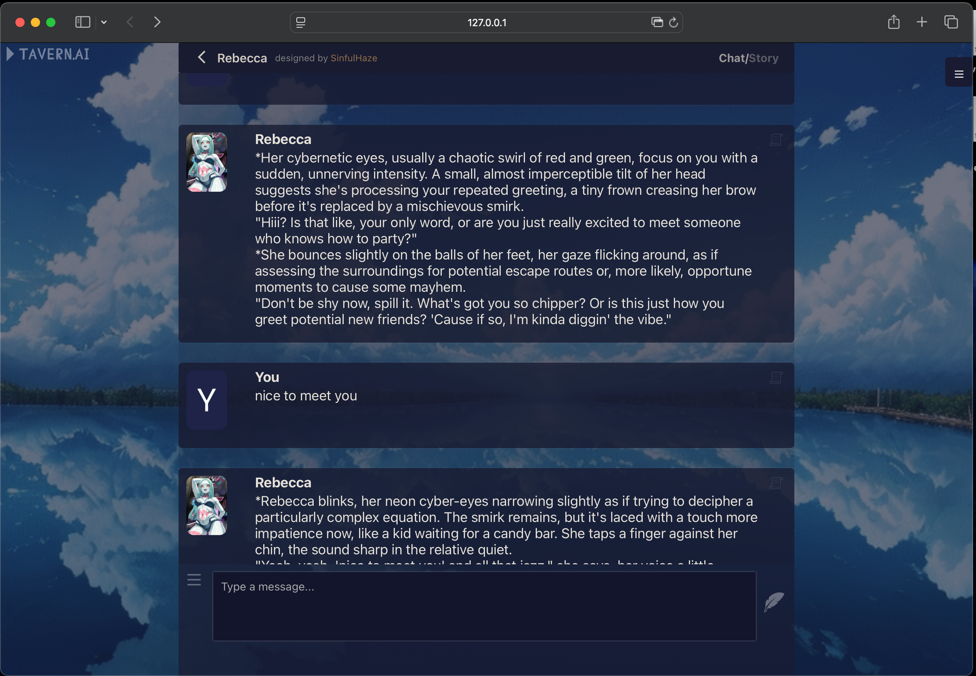 Custom AI Roleplay in TavernAI Using Nebula Block’s Free API