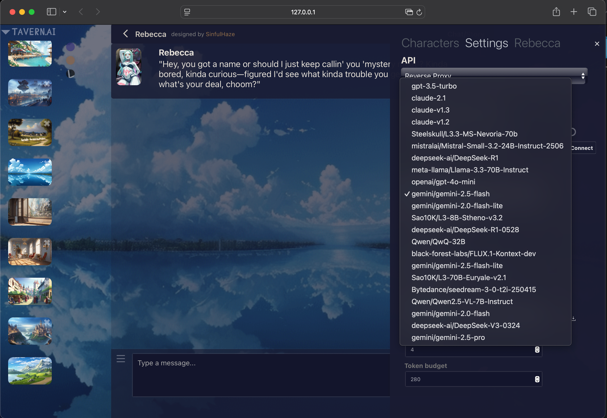 Custom AI Roleplay in TavernAI Using Nebula Block’s Free API
