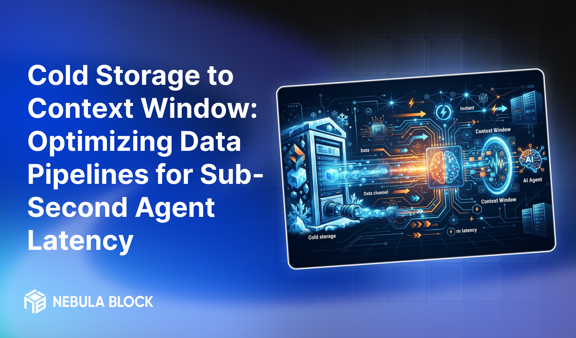 Cold Storage to Context Window: Optimizing Data Pipelines for Sub-Second Agent Latency