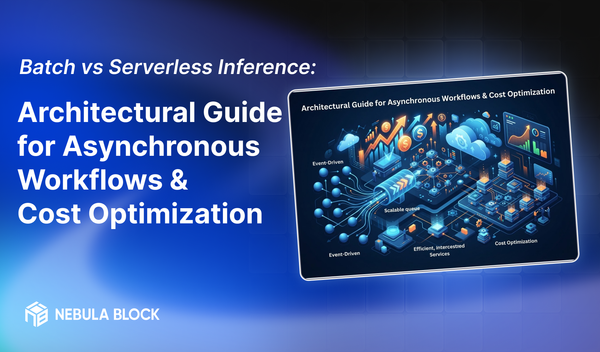 Batch vs Serverless Inference: Architectural Guide for Asynchronous Workflows and Cost Optimization