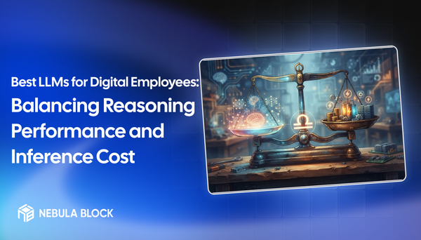 Best LLMs for Digital Employees: Balancing Reasoning Performance and Inference Cost